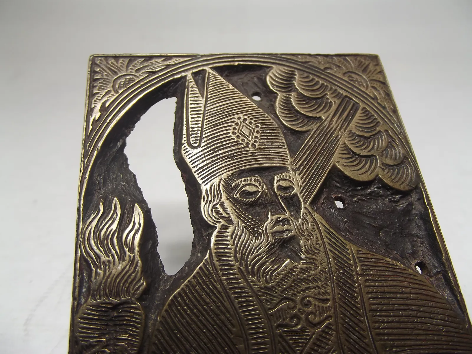Grabado en bronce