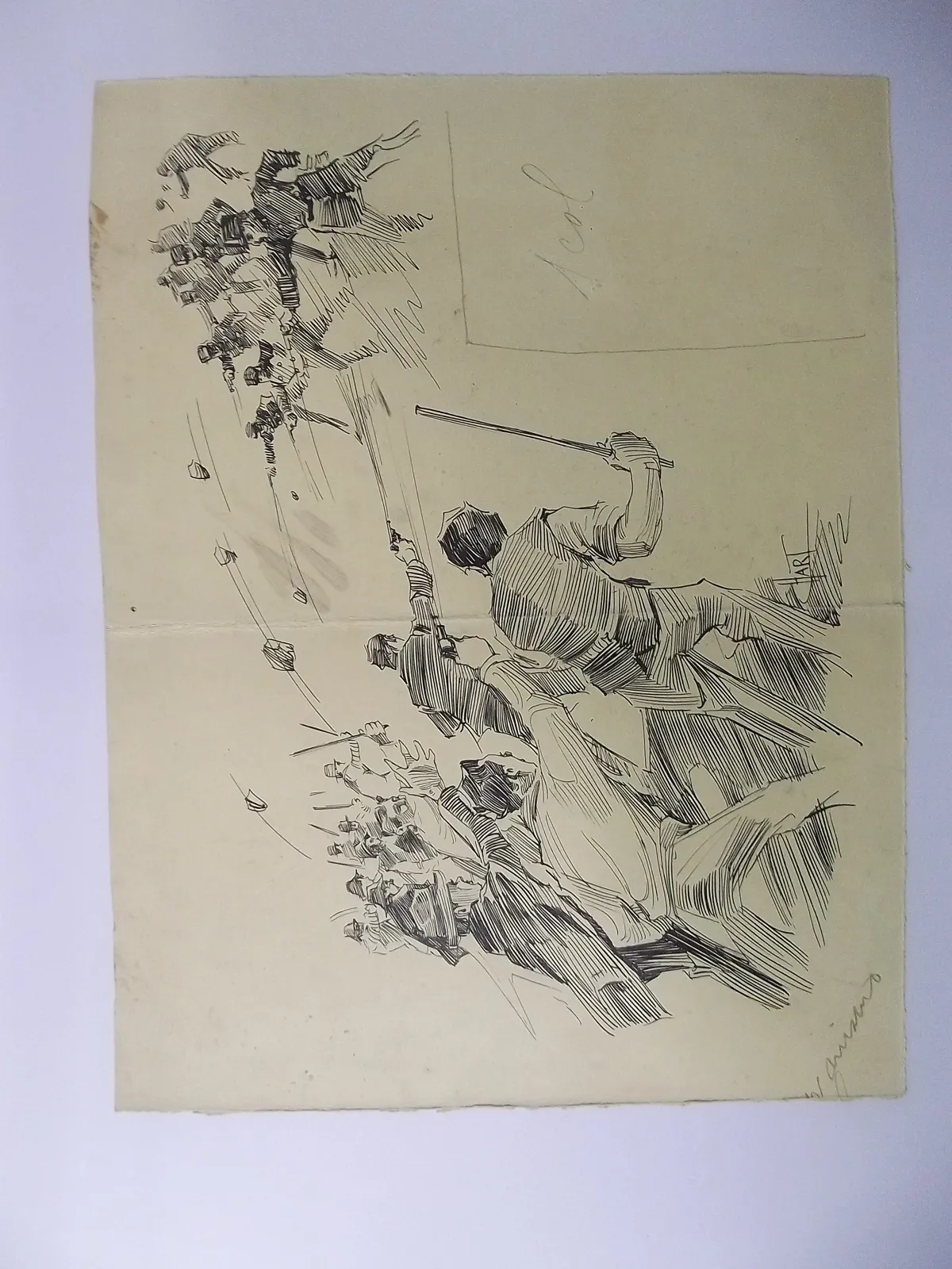 Dibujo en papel