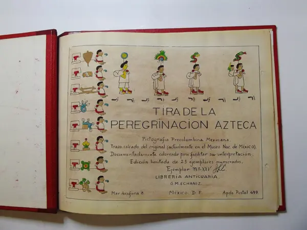 Tira de la peregrinación azteca