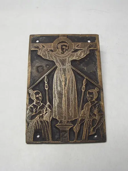 Grabado en bronce
