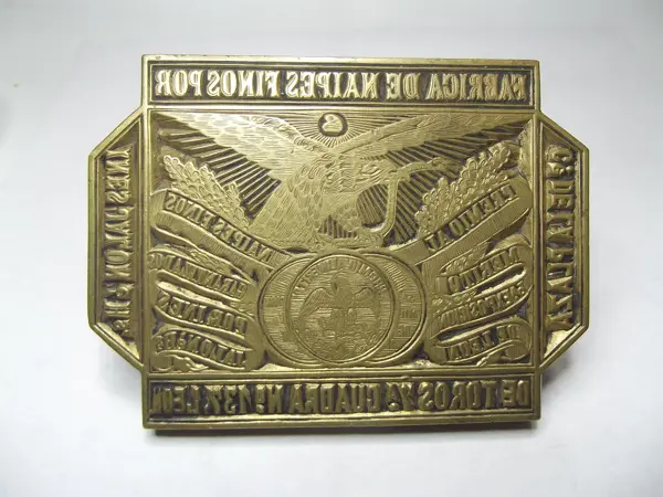 Sello de bronce