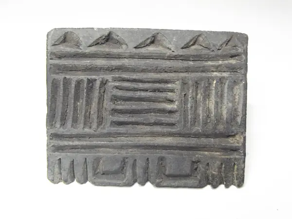 Sello de barro cocido