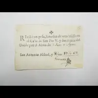 Recibo de limosna